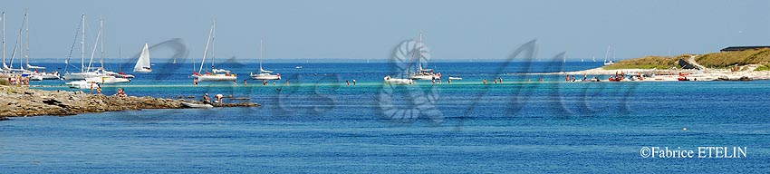 Plage de sable fin aux Glnans