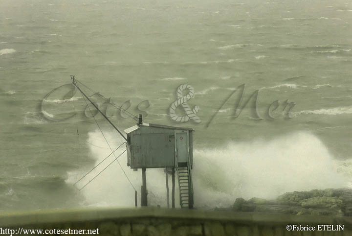 Coup de vent  Saint Palais (Charente maritime)