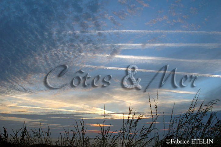 Ciel estival  la Pointe du Grouin