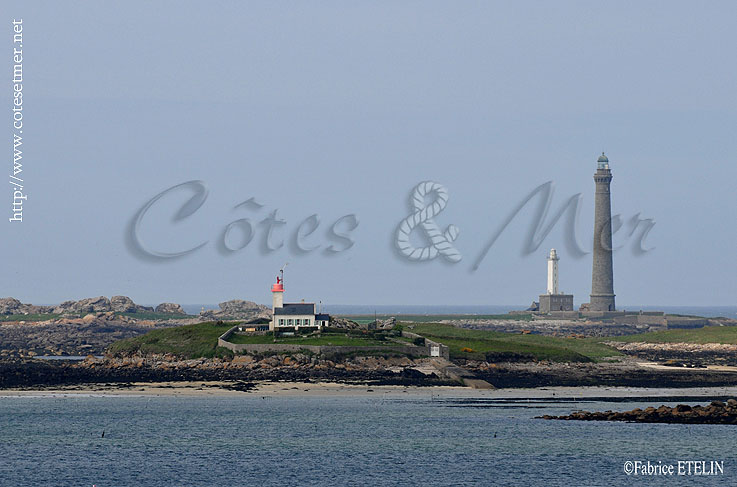 Phares de l'Ile Wrach et l'Ile Vierge (Finistere)