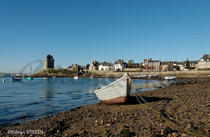 Tour Solidor vue de la Ci d'Alet