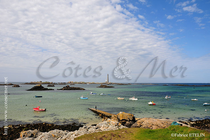 Panorama sur l'Ile Vierge(Finistre)