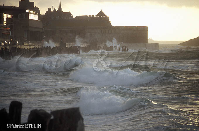 Mare haute   Saint Malo ...