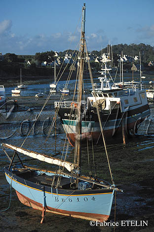 Mare basse au Conquet (Finistre)