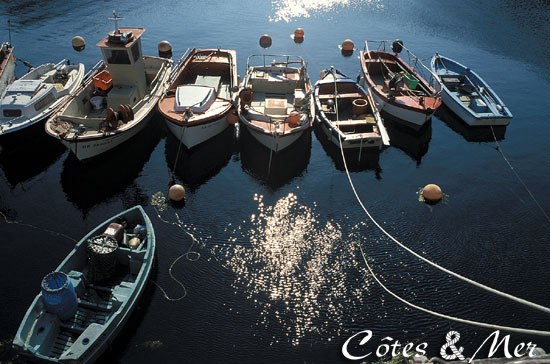 Bateaux de pche  Ouessant (Finistre )