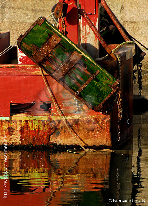 Dtail de bateau de pche (Honfleur)