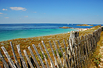 Plage sur l'Ile St Nicolas dans l'archipel  des Glnans (Finistre)