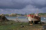 Epave sur l'ile de Bréhat (Côtes d'Armor)