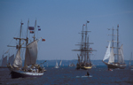 Régate de vieux gréements en Rade de Brest (Finistère)