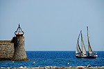 Collioure, phare de la jete (Pyrnes Orientales)