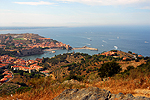 Collioure vue depuis le Fort de Saint Elme (Pyrnes Orientales)