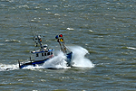 Retour de pche sur l'estuaire de la Gironde