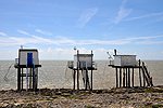 Carrelets sur l'estuaire de la Gironde