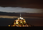 Le Mont Saint Michel by night